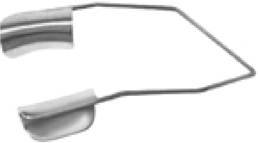 Barraquer Wire Speculum With Solid Blade Small